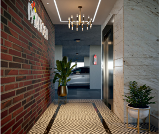 Decorative Entrance Lobby and Passage